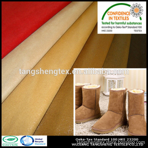 RPET suede fabric Brushed waterproof for shoes